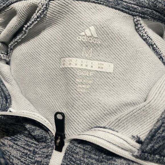 Women’s Adidas 1/4 Zip Jacket- Size Medium- Golf Grey - Picture 3 of 5